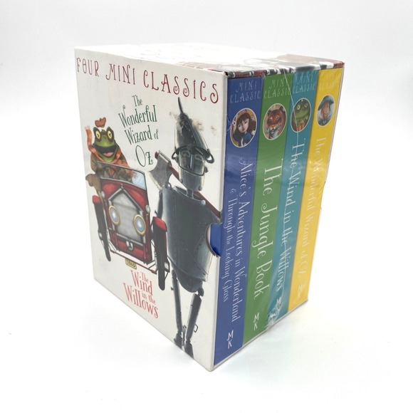 Miles Kelly Other - Four Mini Classics Childrens Book Set Collection Wonderful Wizard Oz Jungle Book